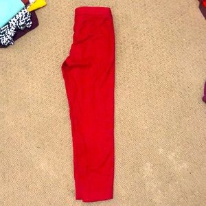 H&M red dress pants. Worn Once!